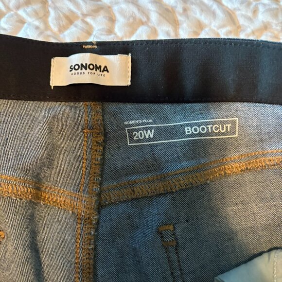 Sonoma 20W Bootcut denim distressed jean - Picture 4 of 8